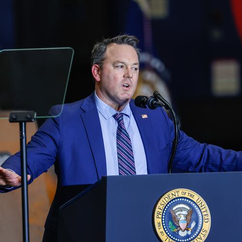 A federal judge Friday ordered a political committee controlled by Lt. Gov. Burt Jones to stop spending money on his gubernatorial campaign. (Arvin Temkar/AJC)