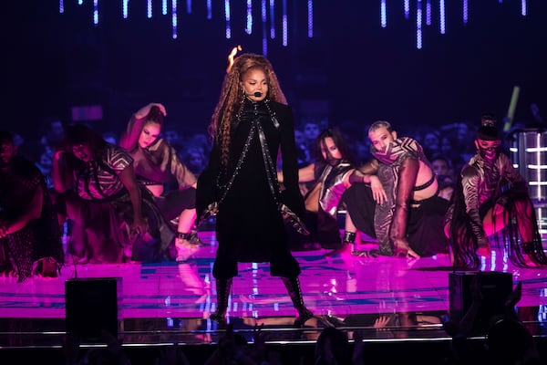 Singer Janet Jackson performs during the European MTV Awards in Bilbao, Spain, on Nov. 4, 2018. (Photo by Vianney Le Caer/Invision/AP, File)
