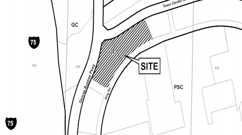 Chattanooga-based Vision Hospitality Group has proposed to a build a suite hotel near the Town Center at Cobb in Kennesaw. (Cobb County preliminary zoning analysis)