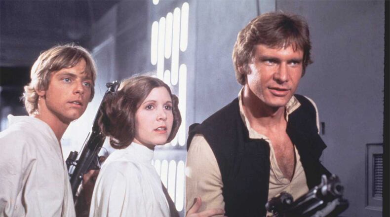 Mark Hamill, Carrie Fisher and Harrison Ford starred in the first "Star Wars" trilogy, and will reunite for "Episode VII."
