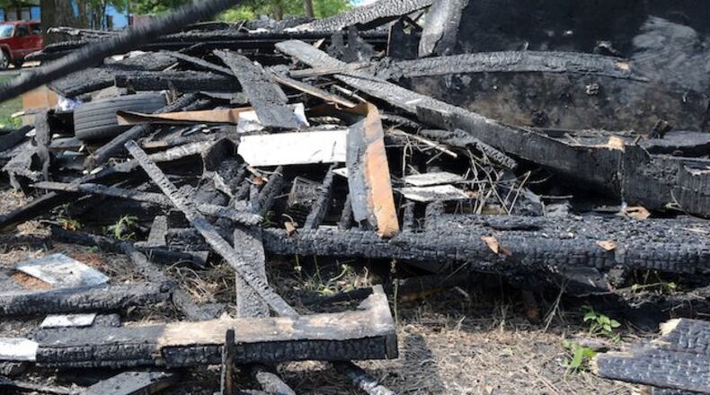 An abandoned, burned, dilapidated mobile home has been declared a public nuisance.