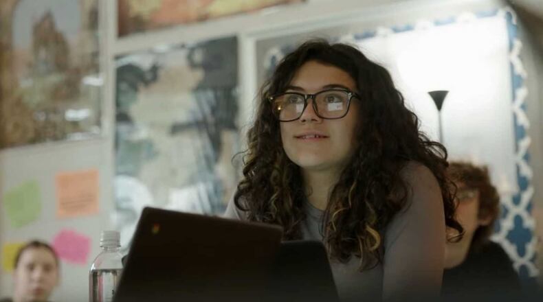 Ana Sesma, a senior at Mill Creek High School in Gwinnett County, is the News Literacy Project's 2023 Gwen Ifill Student of the Year, which honors work to help establish a more news-literate future. (Courtesy of News Literacy Project)