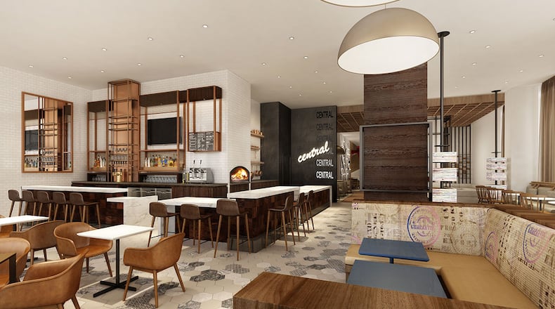Rendering of Xhibit Studio Kitchen & Bar