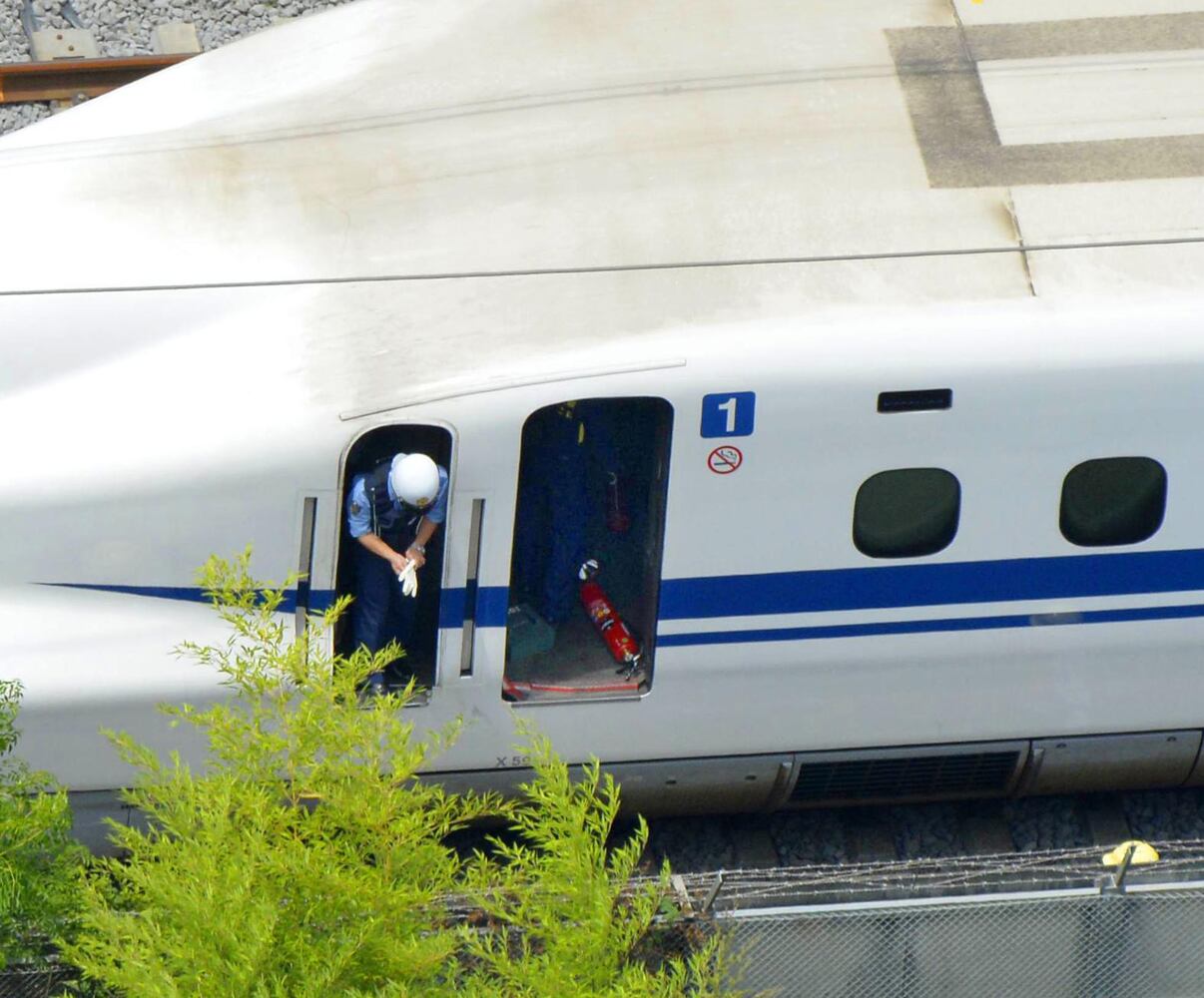 June 30, 2015: Japan train fire