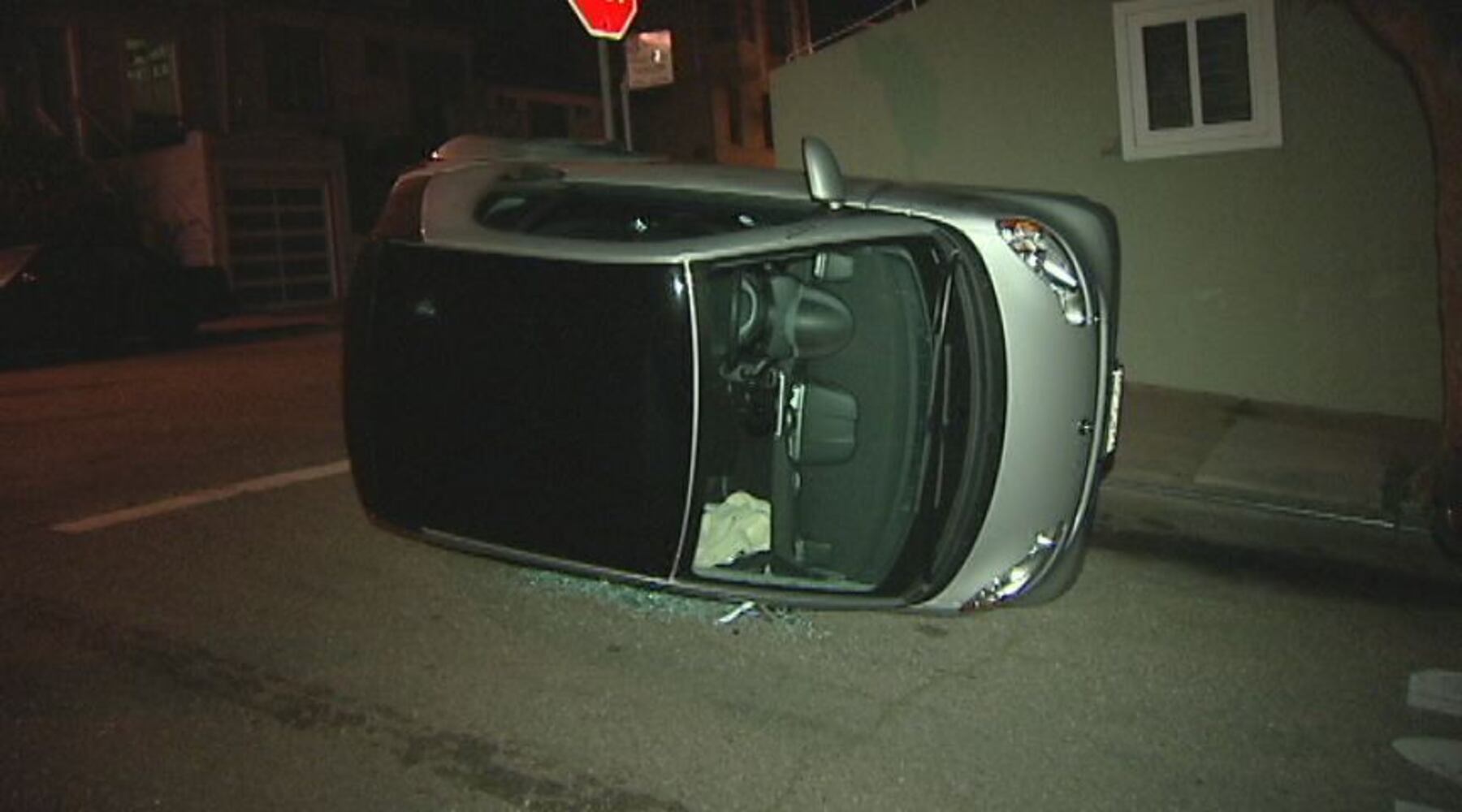 SF Smart car tipping