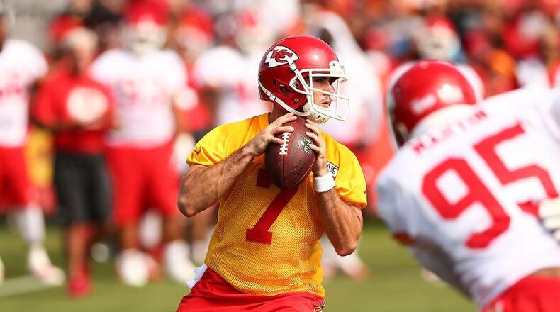 Aaron Murray during Georgia’s training camp on Aug. 1. (KCChiefs.com.)