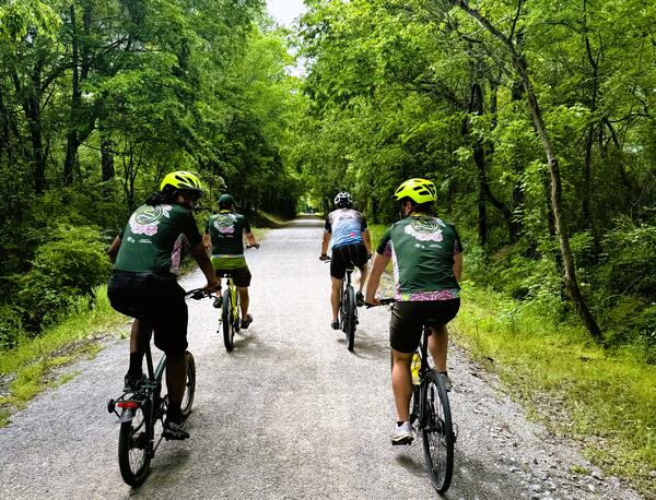 The Five Mile Creek Greenway in a suburban area of Birmingham runs for much longer than five miles. (Courtesy of Rails to Trails Conservancy)