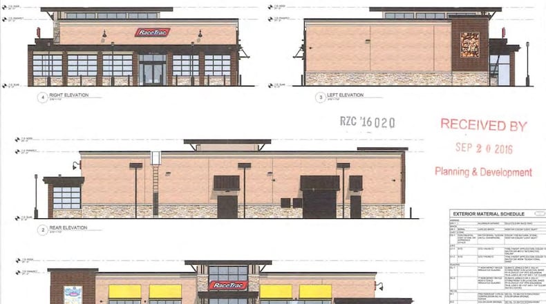 A new RaceTrac store is proposed near the intersection of Beaver Ruin and Shackleford roads, not far from I-85. (Credit: Gwinnett County Planning Commission documents)