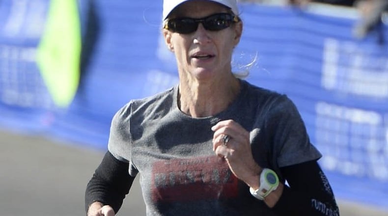 Molly Friel of Fresno, Calif., competes in a 2014 file image. At 50, she is the second-oldest woman ever to qualify for the Olympic Marathon Trials. (Mark Crosse/Fresno Bee/TNS)
