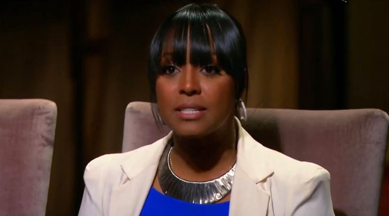 Keisha Knight Pulliam on "Celebrity Apprentice," which aired last year but taped in the fall of 2014. She was the first celebrity axed by Donald Trump. CREDIT: NBC