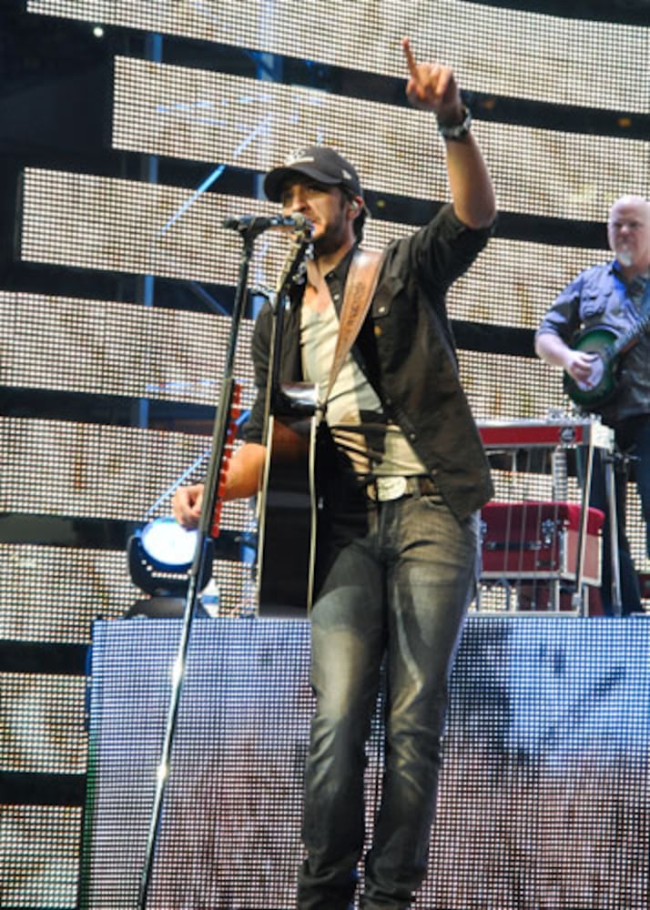 Luke Bryan at the Houston Rodeo