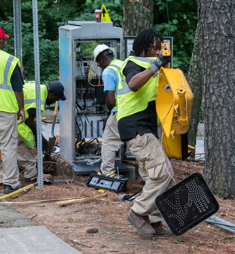 PHOTOS: Trees down after storms in metro Atlanta