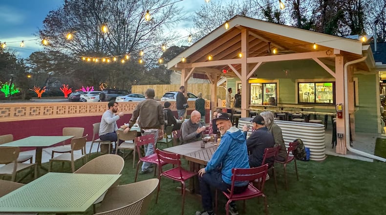 You'll probably see the number of customers growing at the all-outdoors Velvet Hippo as the weather improves. Courtesy of the Velvet Hippo