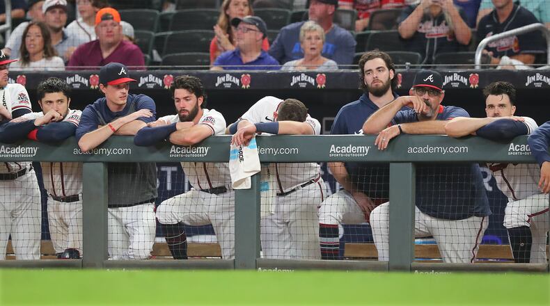 Braves fans hope these players will be back on the field soon. “Curtis Compton / Curtis.Compton@ajc.com”