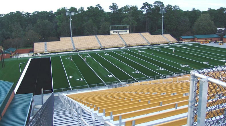 Bazemore-Hyder Stadium in Valdosta holds 11,249 fans. It was built in 1922 and is home to the Valdosta Wildcats.