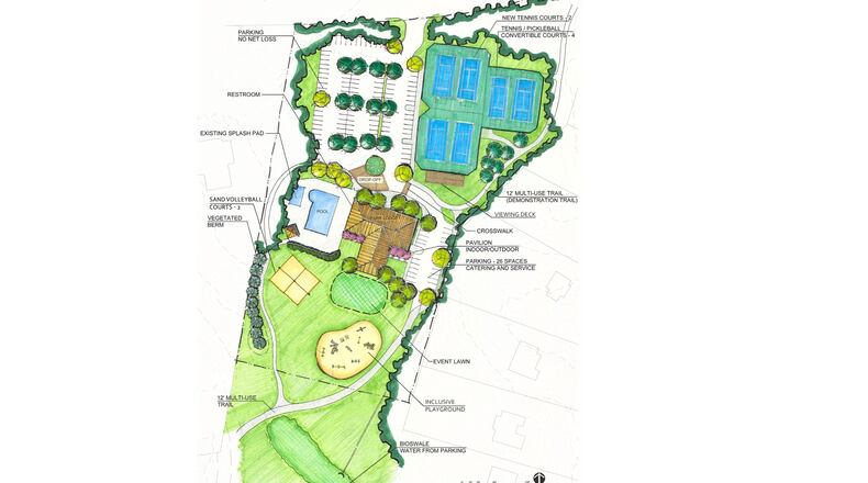 Milton is applying for a grant to support the active acres outlined in the Milton City Park and Preserve Master Plan. Courtesy City of Milton