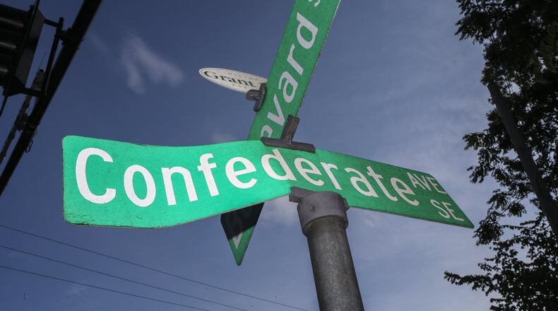 Confederate Avenue in Grant Park. JOHN SPINK/JSPINK@AJC.COM