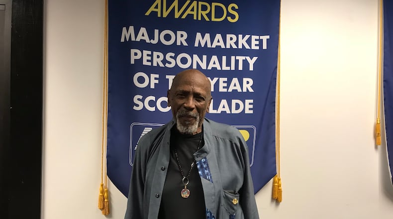 Atlanta City Hall bestowed the Phoenix Award to actor Louis Gossett Jr. on Monday, October 1, 2018. He stopped by WSB Radio to talk to Mark Arum and me. CREDIT: Rodney Ho/rho@ajc.com