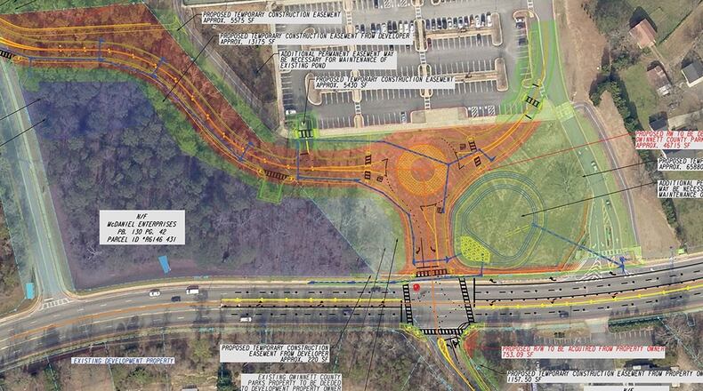 Lilburn has broken ground on the long-awaited Hood Road/Bryson Park realignment project. (Courtesy City of Lilburn)