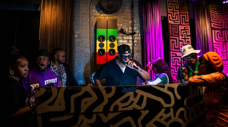 Bamba Tuesdays, a premier amapiano dance party hosted by DJ Kash, is one of the major players contributing to the rise of African music and culture in Atlanta. (Olivia Bowdoin for the AJC). Bamba Tuesdays
