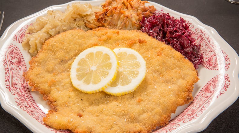 Wienerschnitzel from Petite Violette.