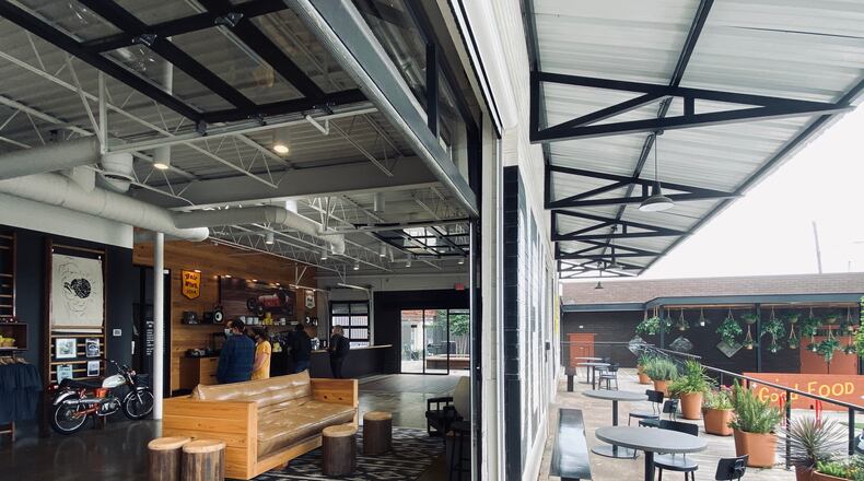 The rebranded Victory Coffee & Calamity has a flexible indoor/outdoor space. COURTESY OF VICTORY BRANDS
