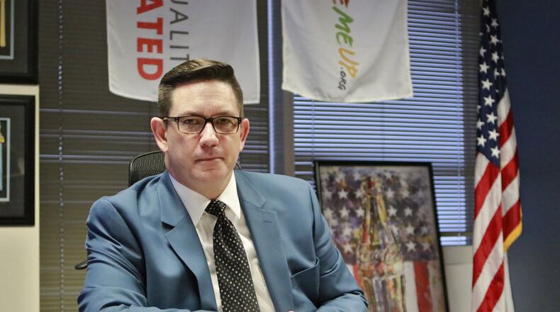 Dec. 17, 2015 - Atlanta - DFCS Director Bobby Cagle received high praise in an independent report released this week on DFCS’s handling of foster care in Fulton and DeKalb counties. On Tuesday, Sept. 13, 2016, DFCS announced it will stop the practice of temporarily housing foster children in hotels BOB ANDRES / BANDRES@AJC.COM