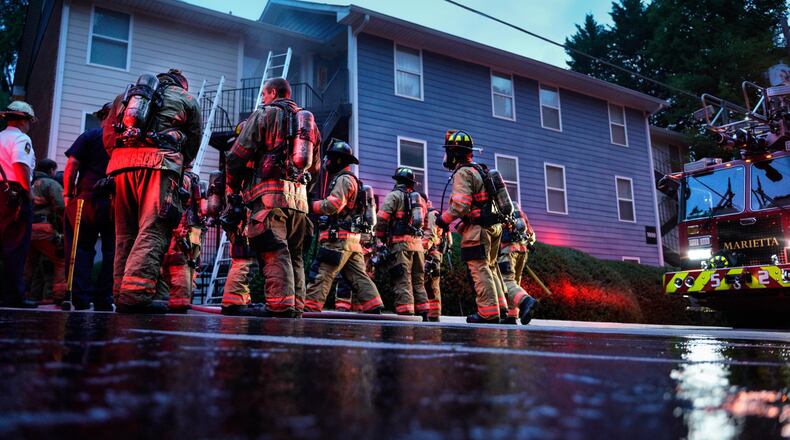 Until Sept. 30, applicants are being sought for the Marietta Fire Department. (Courtesy of Marietta)