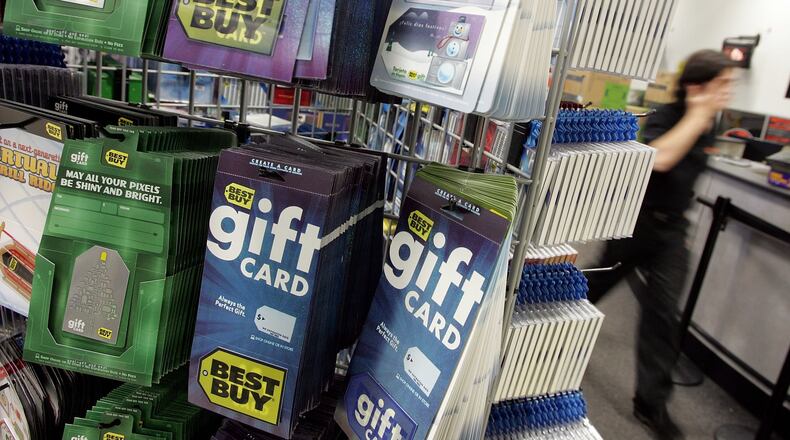 More and more gift cards are employing a security code. (Getty Images)