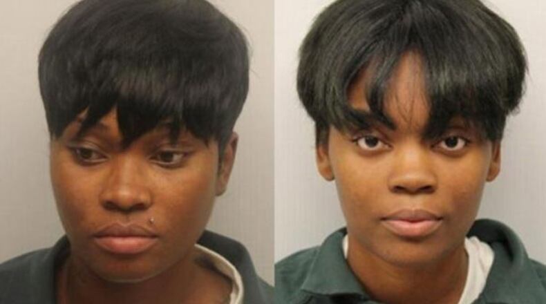 Ebony Cooper (left), Leah Pressley