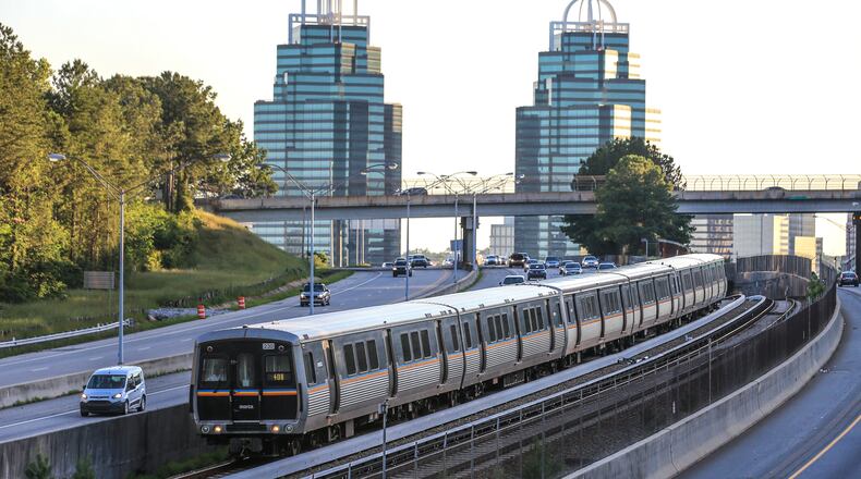 MARTA, which is still trying to regain ridership that dropped during the COVID-19 pandemic, has encouraged federal employees to take transit. (AJC 2019)