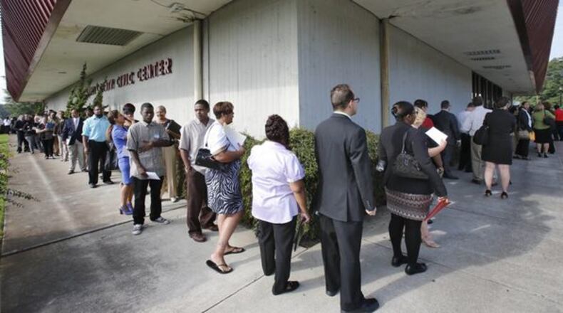 “A rising unemployment rate does fly in the fact of common sense,” said Mark Vitner, a senior economist at Wells Fargo in Charlotte, N.C. “There is no doubt that Georgia’s economy is improving.”