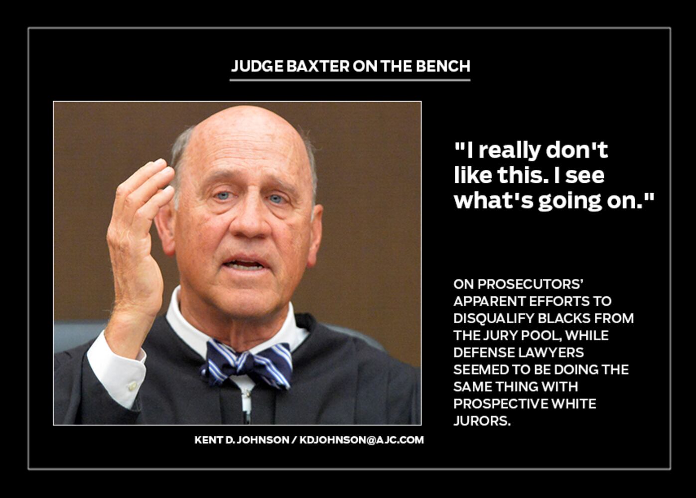 Judge Baxter on the bench