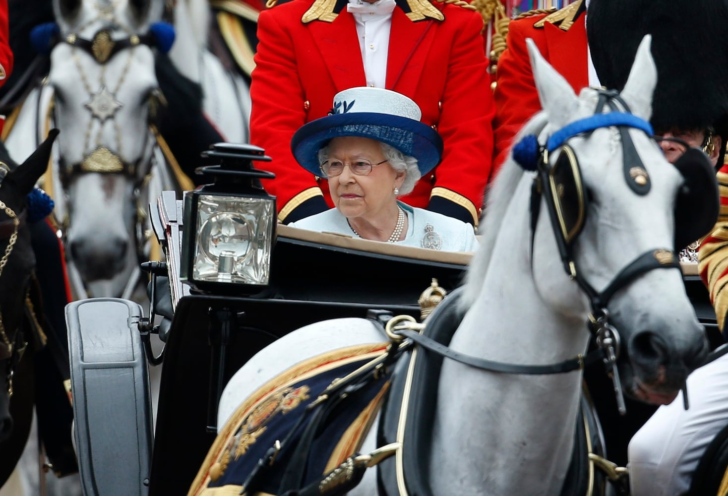 Trooping the Colour for Queen Elizabeth