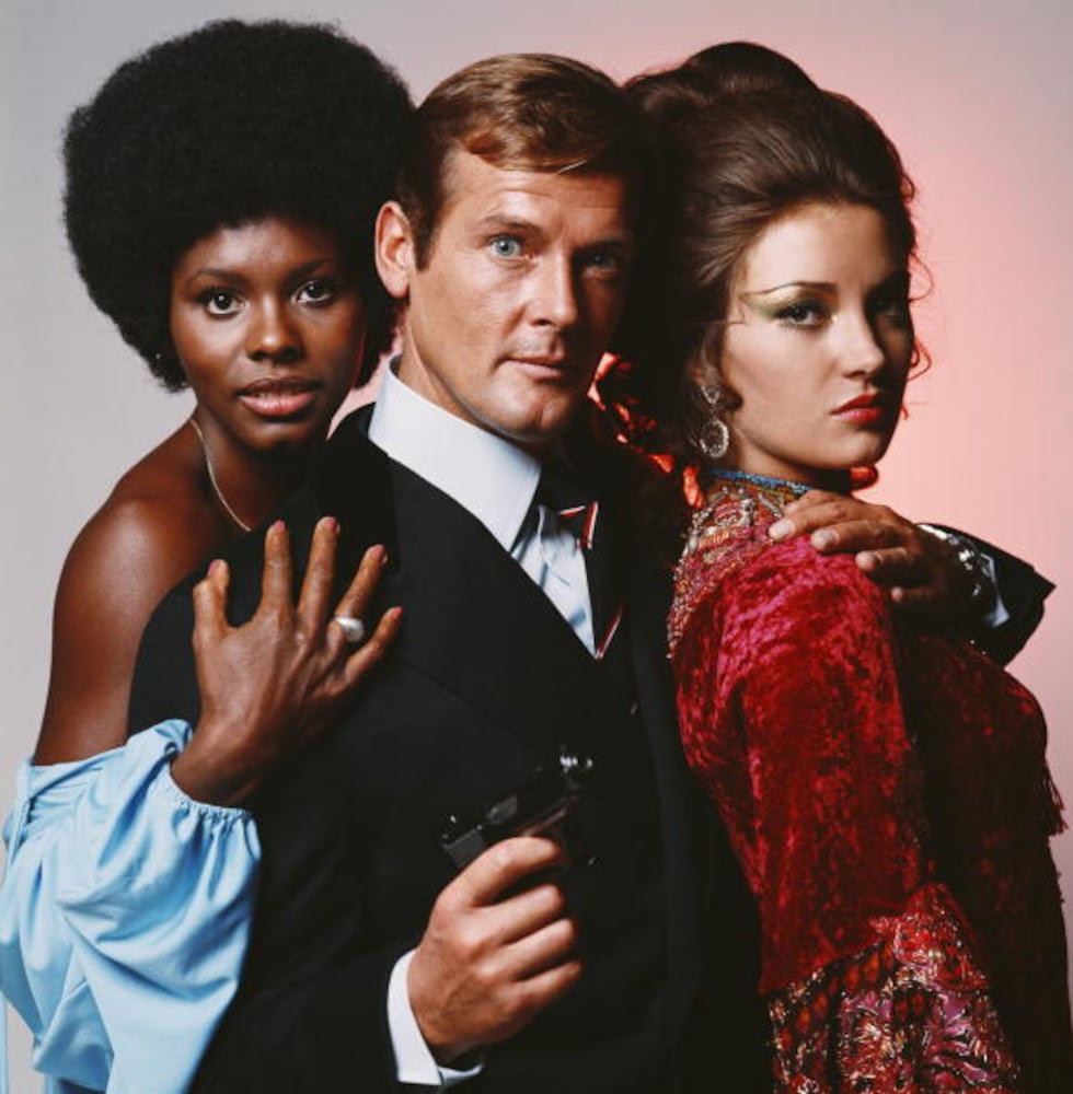 (1973) Gloria Hendry played Rosie Carver and Jane Seymour played Solitaire in "Live and Let Die"