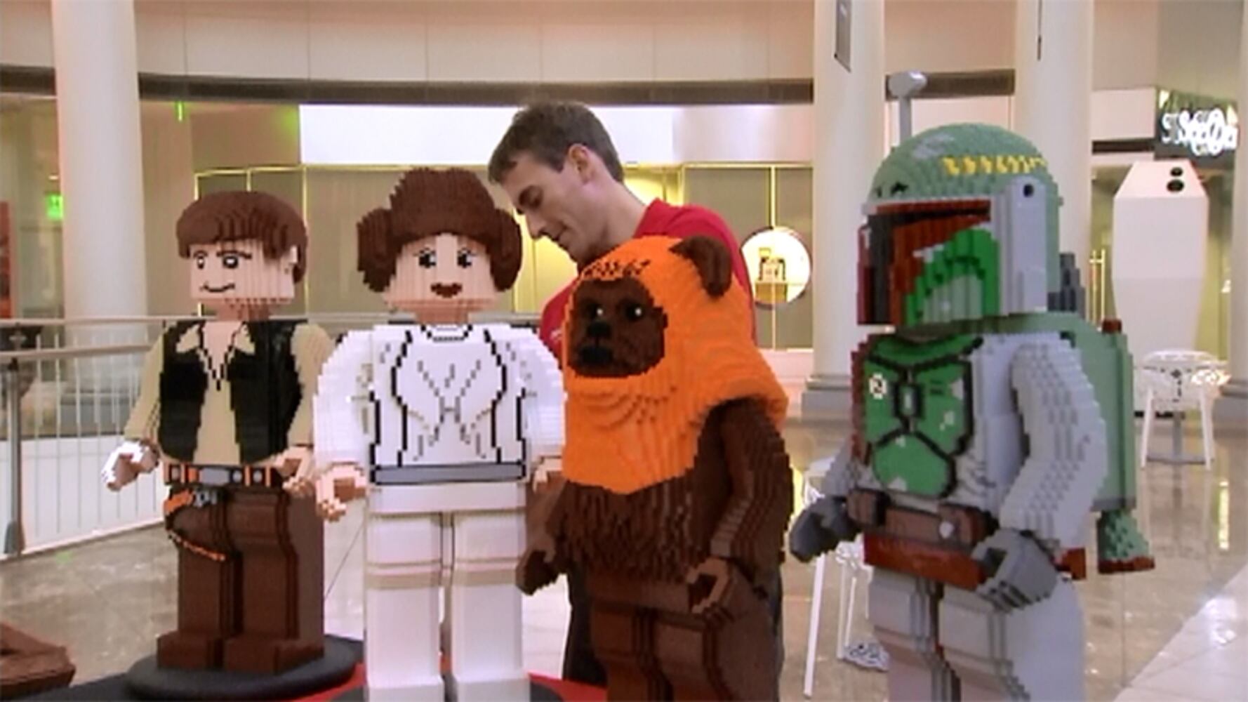 Legoland Star Wars Exhibit at Westfield SF Center