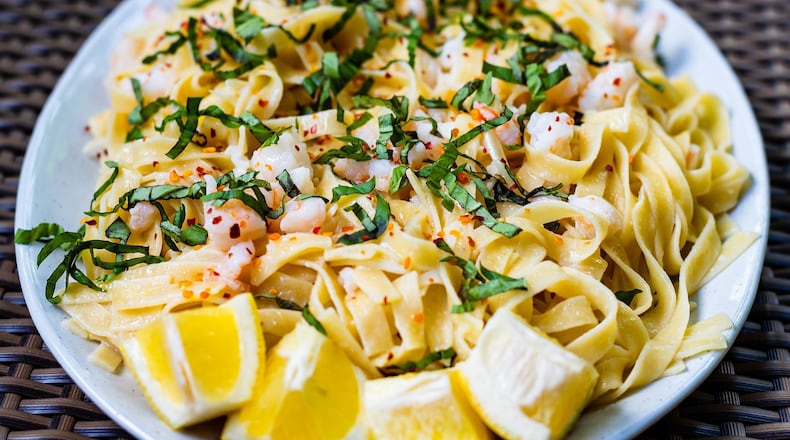 Shrimp Scampi Pasta. CONTRIBUTED BY HENRI HOLLIS