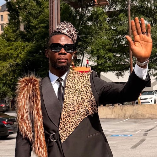 Atlanta resident Enock Kabwende is a fan of the Congo soccer team, which will take on England in a World Cup round of 32 match Wednesday at Atlanta Stadium. (Courtesy of Enock Kabwende)
