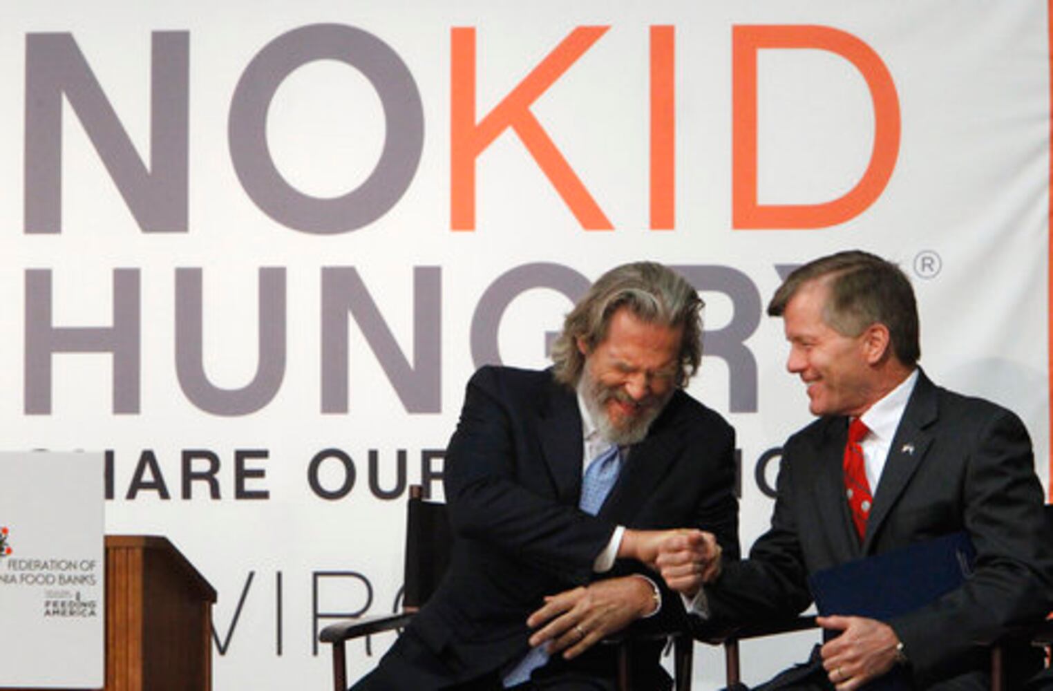 Jeff Bridges in Va. to combat childhood hunger