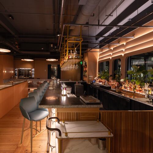 Lazy Betty expanded and upped the luxury quotient when it moved from DeKalb Avenue to Midtown in early 2024. (Courtesy of Graftable)