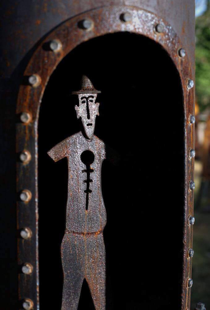 Photos: Clark Ashton and his metal forest