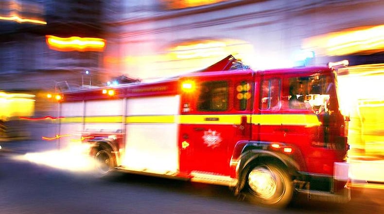 Two people died and six more were injured in a five-car crash Sunday in Hall County.