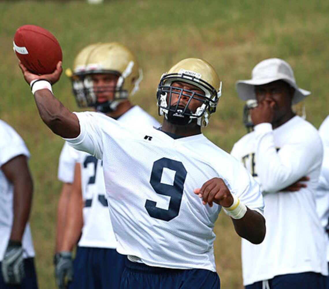 Georgia Tech football practice