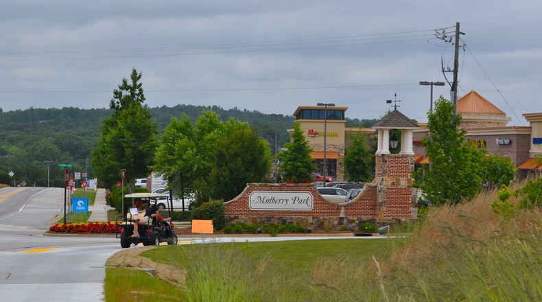 Braesleton’s LifePath, funded in part by the Braselton CID, connects The Village at Deaton Creek and the Northeast Georgia Medical Center to Chateau Elan, Mulberry Walk and the Town of Braselton Mulberry River Walk. (Courtesy Braselton CID)