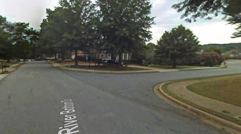 Peachtree Corners will install a three-way stop at Indian Field and River Bottom Drive in Neely Farms. Google Maps