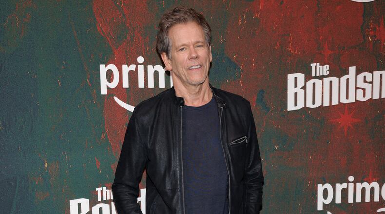 Kevin Bacon attends the Prime Video premiere of “The Bondsman” at Village East by Angelika on Monday, March 31, 2025, in New York. The show worked out of stages in Senoia, with Grantville playing the show’s fictional town of Landry. (CJ Rivera/Invision/AP)
