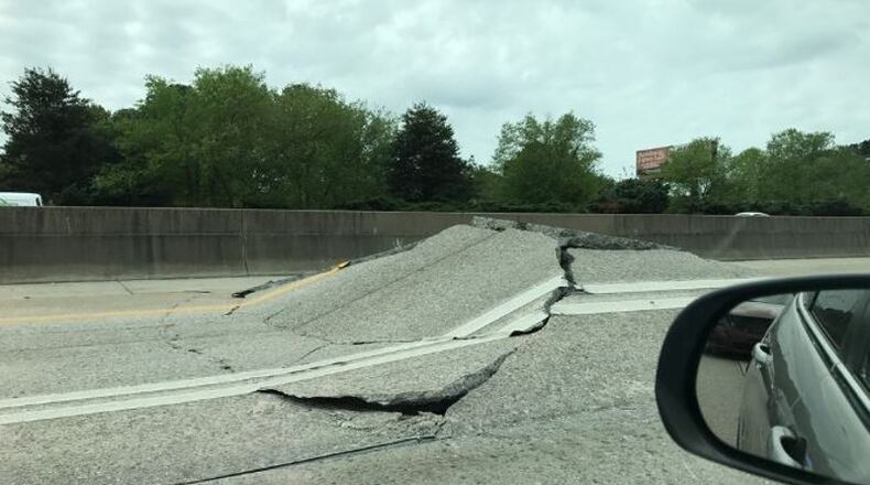 GDOT hopes to reopen all lanes of I-20 westbound by noon Tuesday.