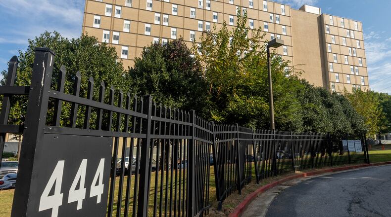 A shooting at an apartment complex left a woman in critical condition Monday night, police said.