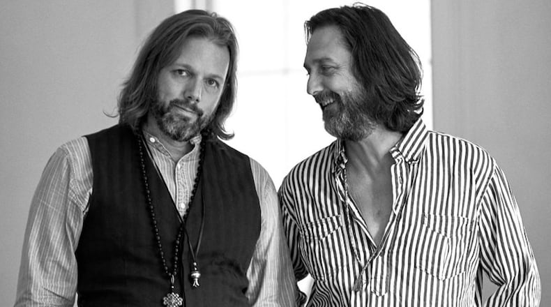 Rich (left) and Chris Robinson are the core of The Black Crowes. The Atlanta natives have a reunion tour planned for summer 2020. Photo: Courtesy Big Hassle Publicity