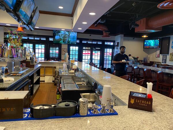 Bayou’Q combines barbecue and Cajun fare under one roof, with  locations in Vinings (pictured) and Roswell.  Ligaya Figueras/ligaya.figueras@ajc.com.